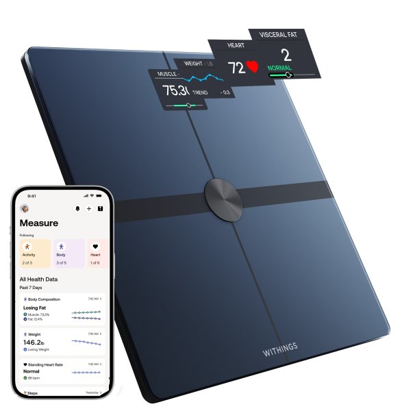 Withings Body Smart, Advanced Body Composition Smart Wi-Fi Scale