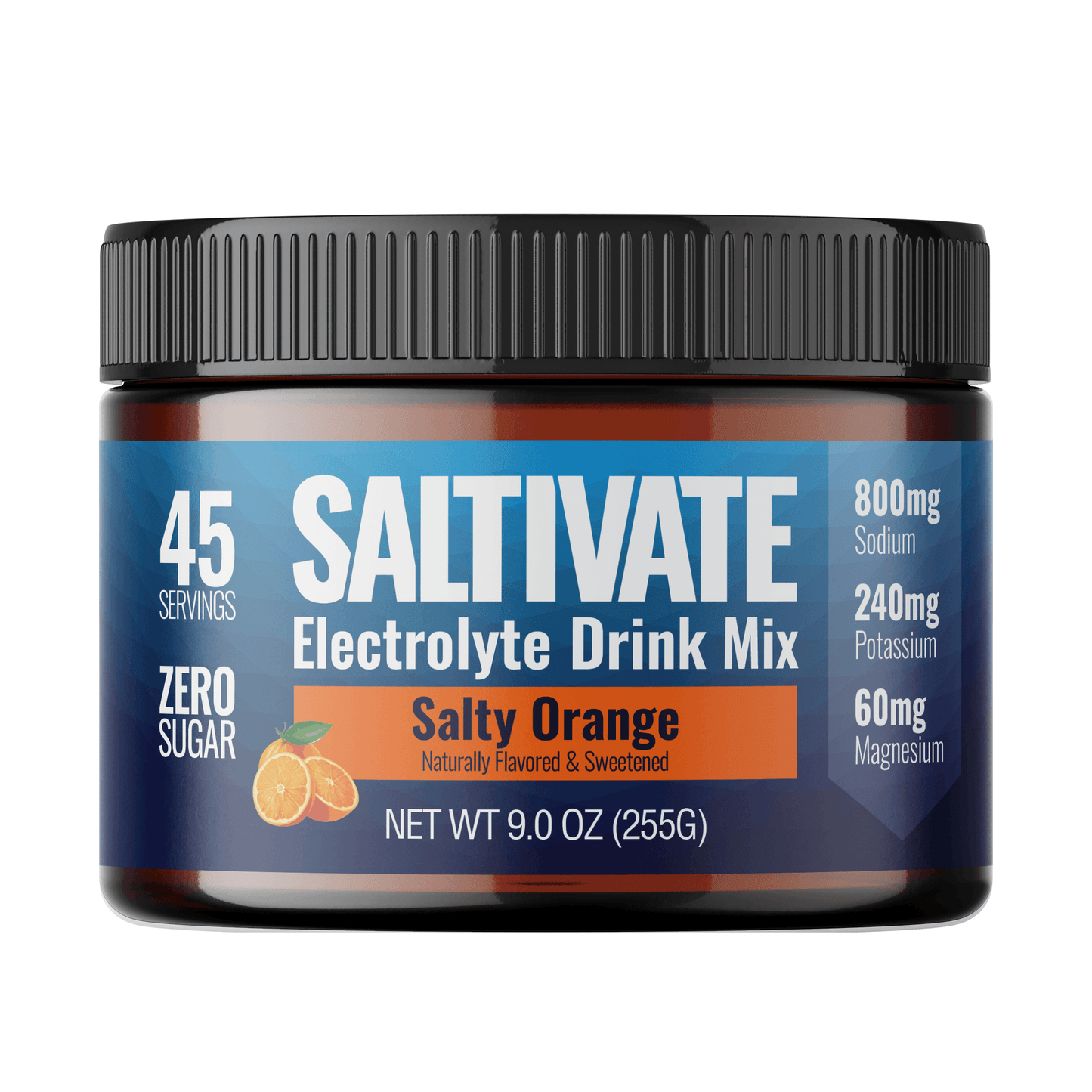 Saltivate Hydration Electrolyte Powder Drink Mix, Sugar Free, 45 servings