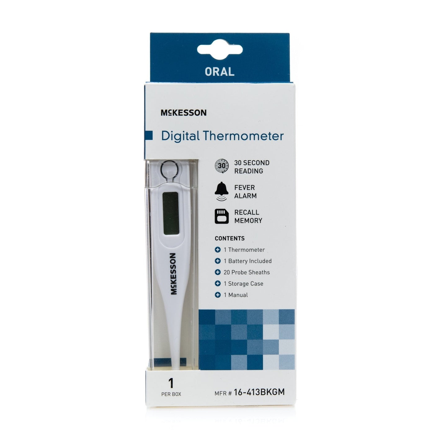 McKesson Digital Oral Thermometer, 12 ct