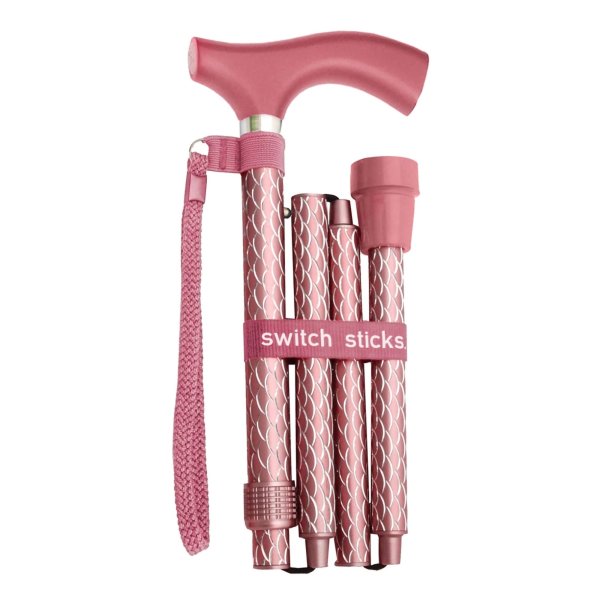 Switch Sticks Aluminum Folding Cane, 32 - 37 inches