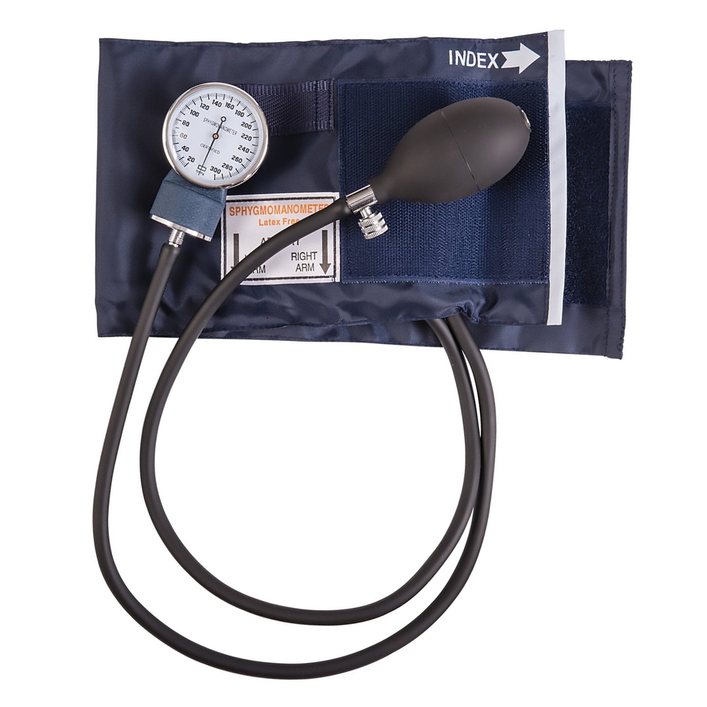 Aneroid Sphygmomanometer Unit Mabis® Precision Adult Cuff Nylon Cuff 28 to 42 cm Palm Aneroid