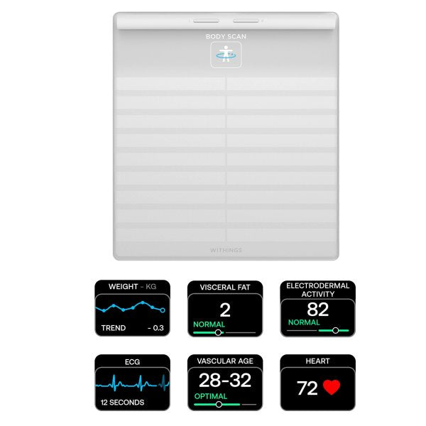 Withings Body Scan Smart Scale, Body Fat + ECG