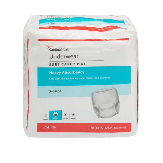 Sure Care™ Plus Heavy Absorbent Underwear, XL, 14 ct