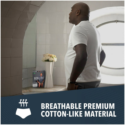Depend Real Fit Adult Incontinence Pull-Up Underwear, Heavy Absorbency