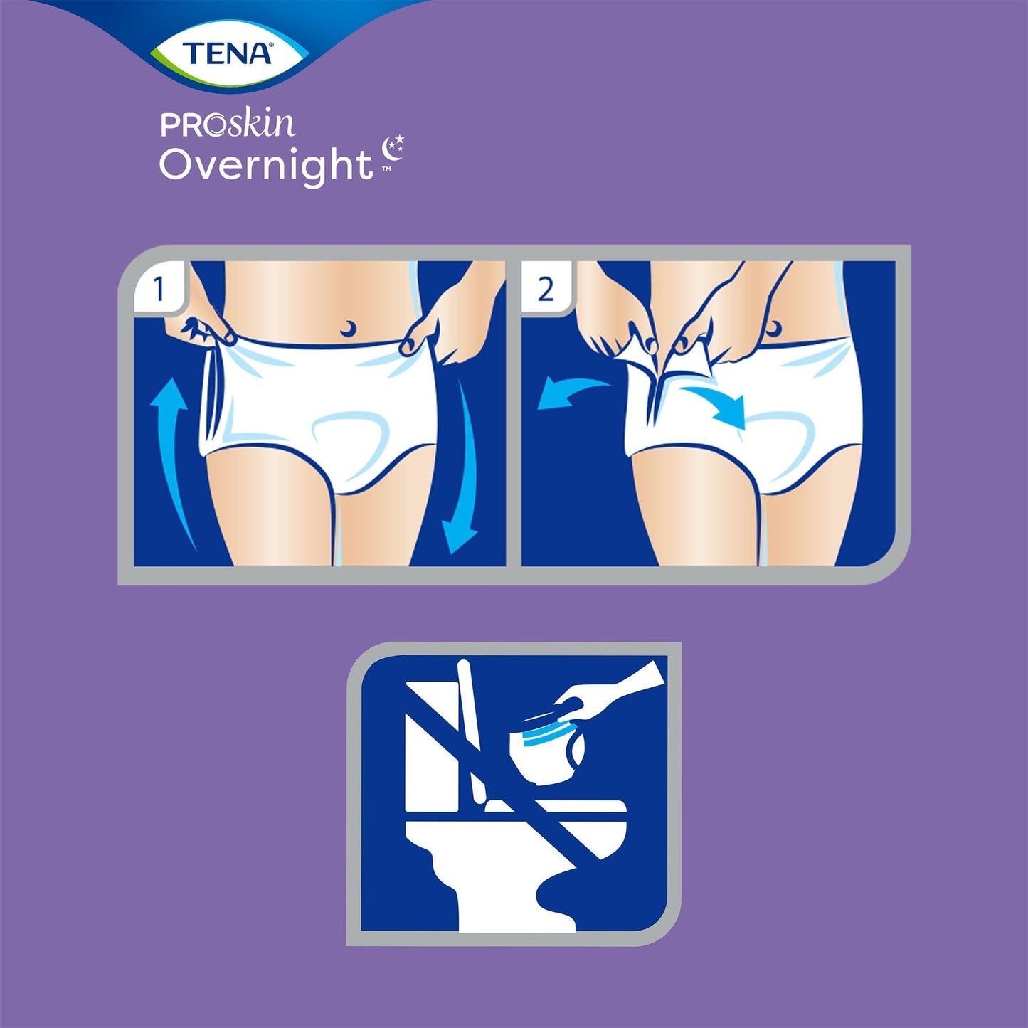 Tena® Overnight Super Absorbent Underwear, Large, 14 ct