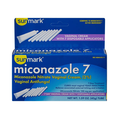 Sunmark® 2% Miconazole Nitrate Vaginal Antifungal, Disposable Applicator