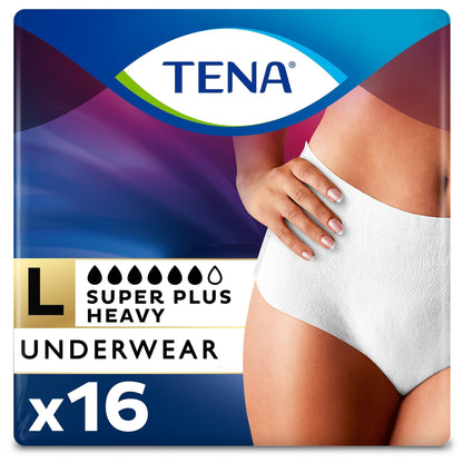 Tena® Women™ Super Plus Absorbent Underwear, Large, 16 ct