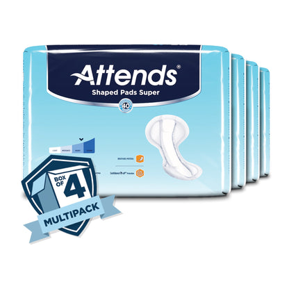 Attends® Shaped Pads Super, 20 ct