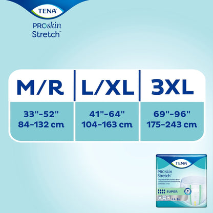 Tena® Stretch™ Bariatric Super Incontinence Brief, 8 ct