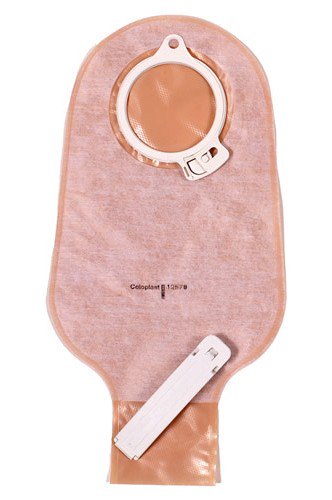 Assura® One-Piece Drainable Opaque Colostomy Pouch, 9.75 Inch Length, 10 ct