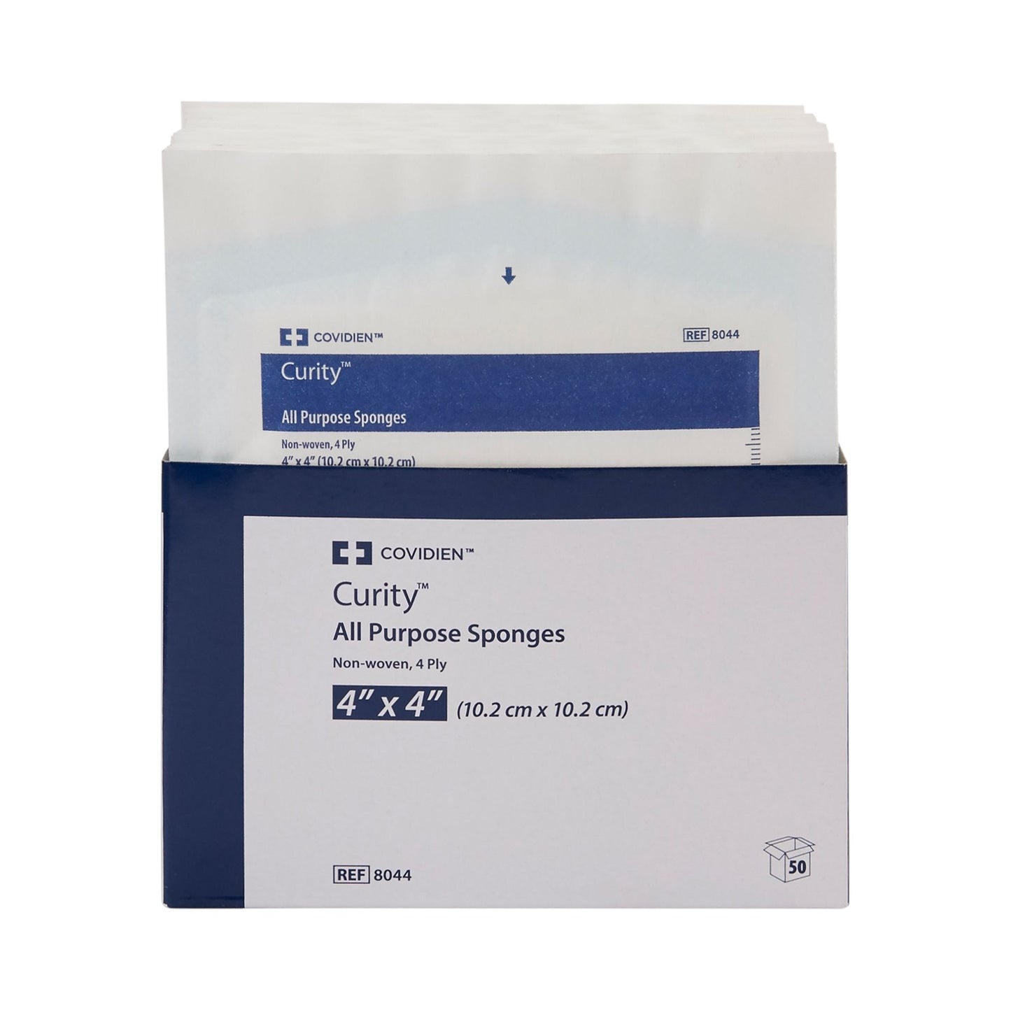 Curity™ Sterile Nonwoven Sponge, 4 x 4 Inch, 2 ct