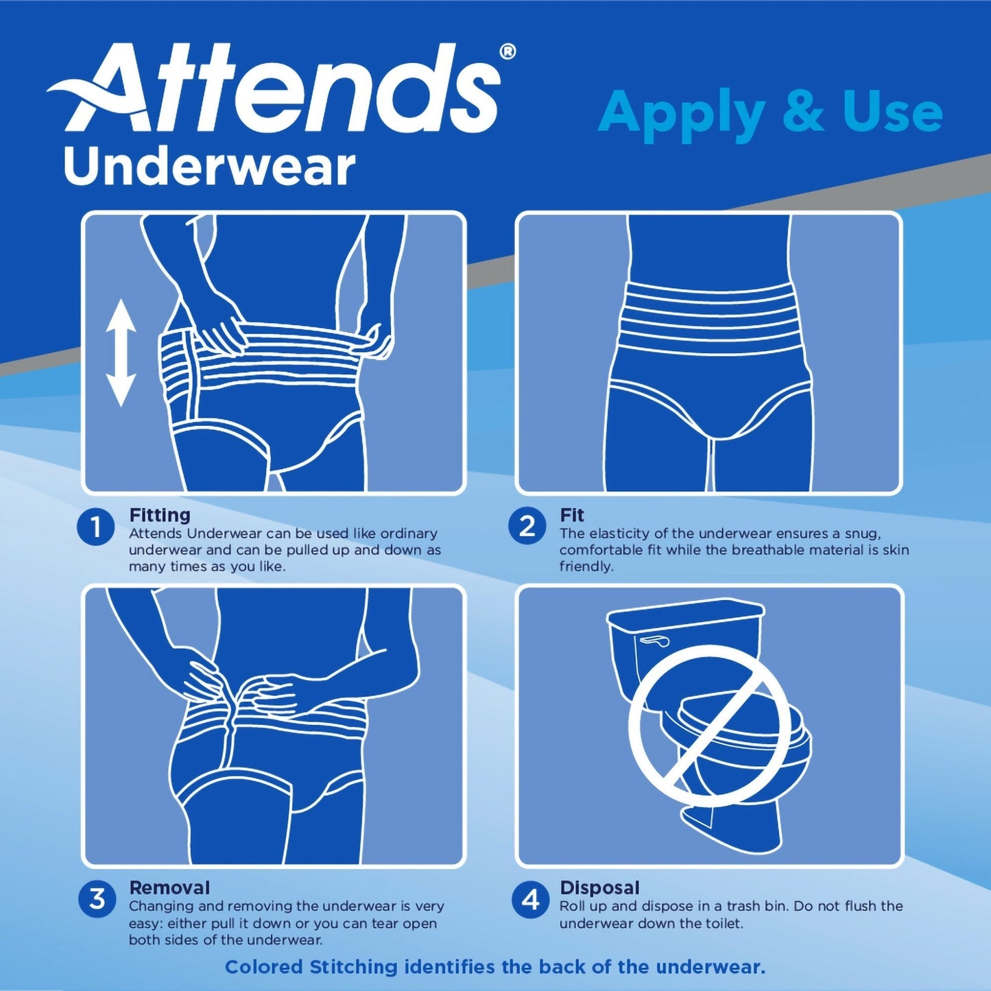 Attends® Extra Absorbency Underwear, X-Large, 14 ct