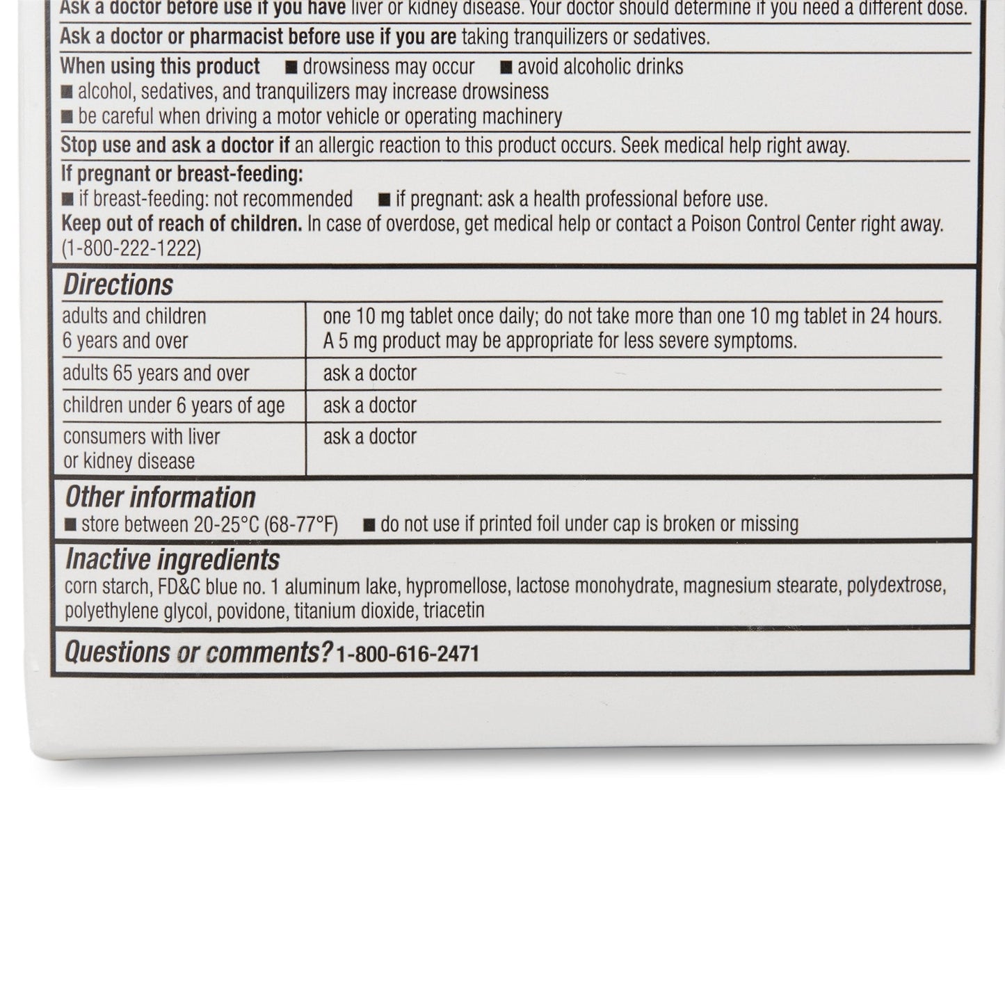 Major® Cetirizine Antihistamine, 45 ct