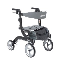Drive™ Nitro 4 Wheel Rollator, 10" Casters