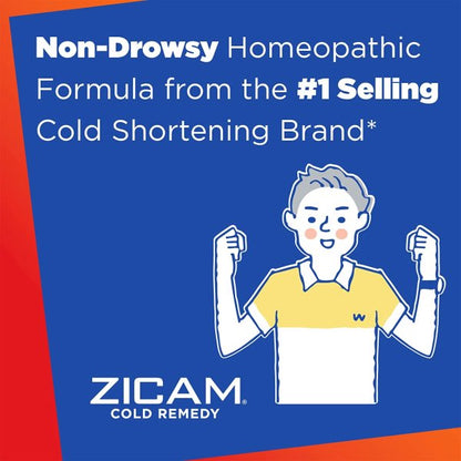 Zicam Cold Remedy Homeopathic Rapid Melts, Cherry, 25 ct.