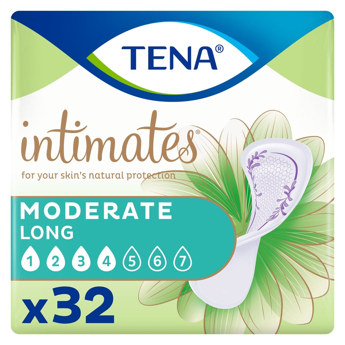 Tena® Intimates™ Moderate Bladder Control Pad, 13-Inch Length, 32 ct