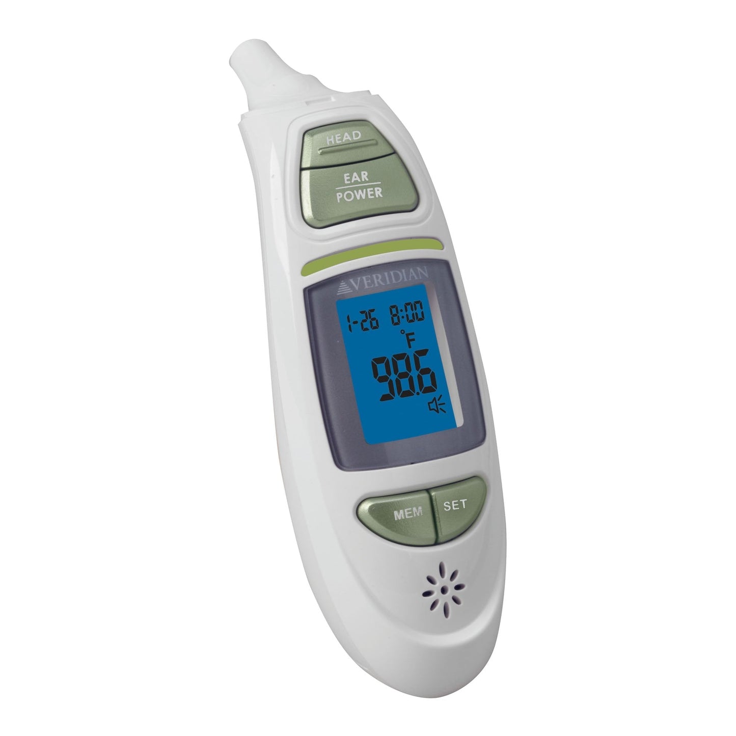 Veridian Infrared Thermometer, Tympanic Ear Digital Talking Thermometer