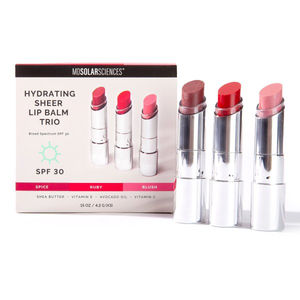 MDSolarSciences® Hydrating Sheer Lip Balm, Vivids Trio