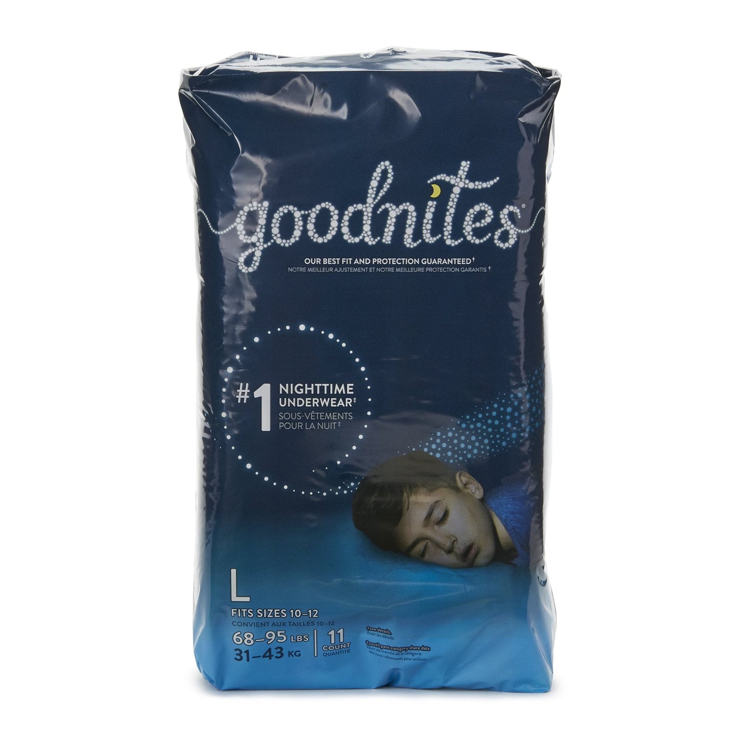 GoodNites® Absorbent Underwear, Large, Boy, 11 ct