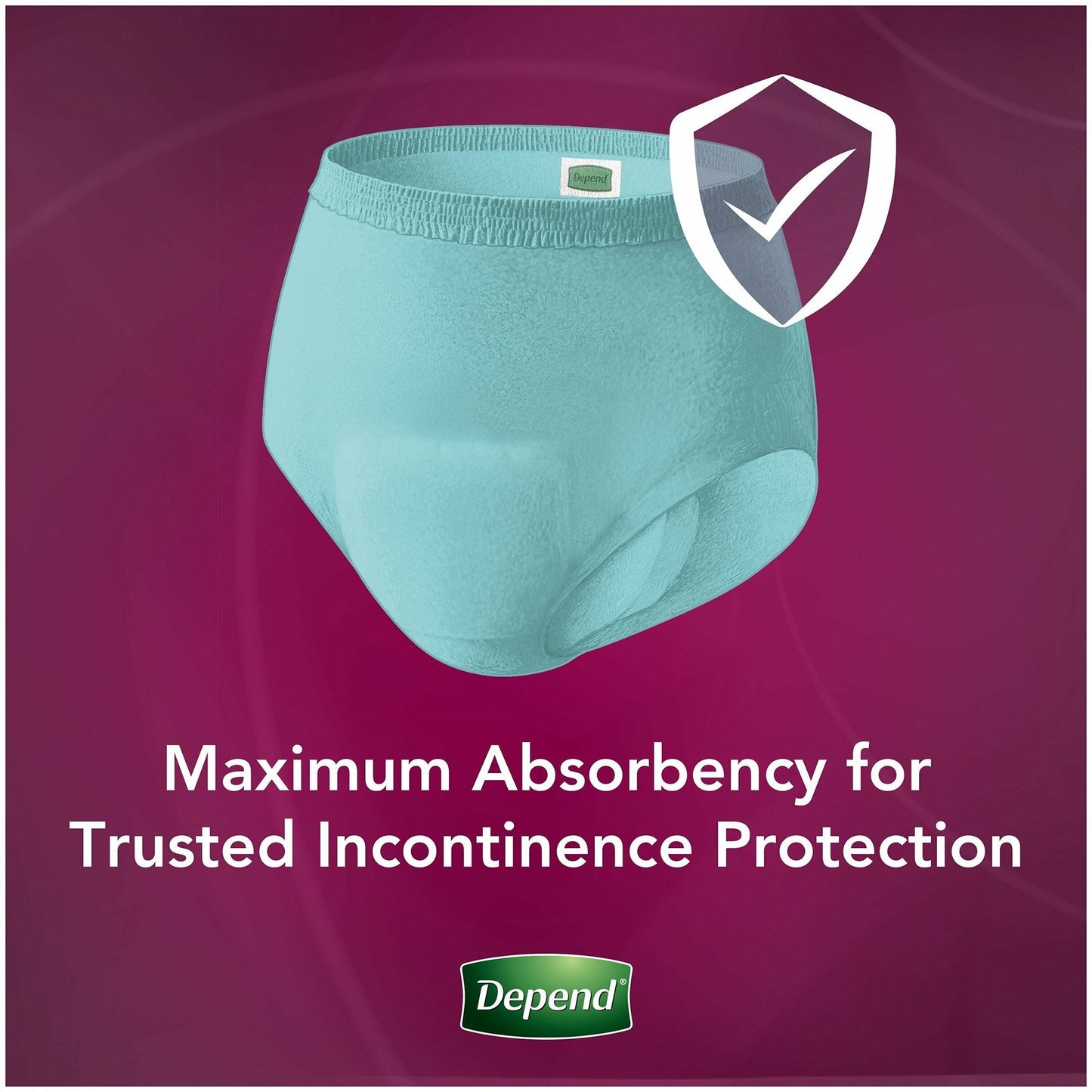 Depend® Silhouette® Adult Incontinence and Postpartum Underwear for Women, Medium, 14 ct