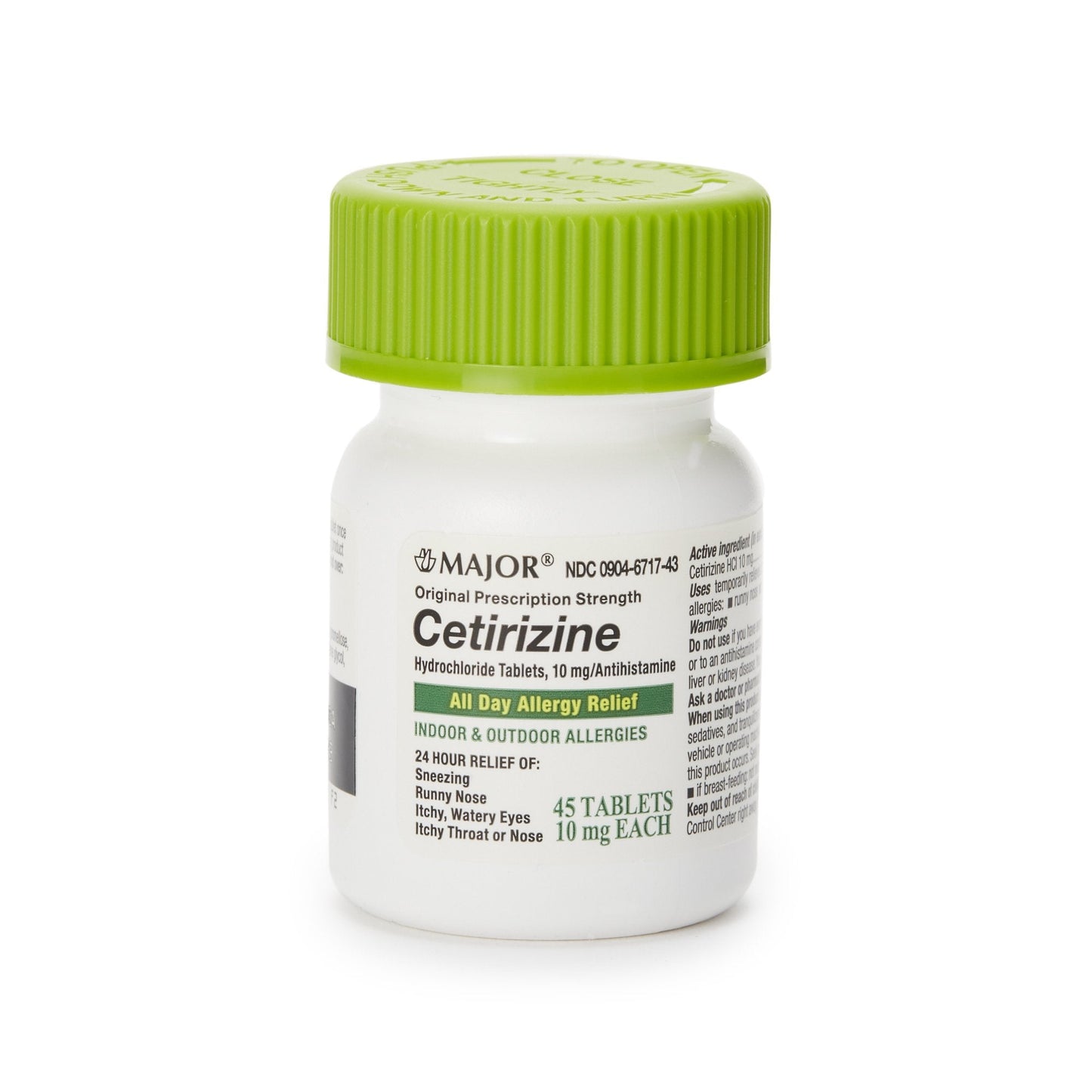 Major® Cetirizine Antihistamine, 45 ct