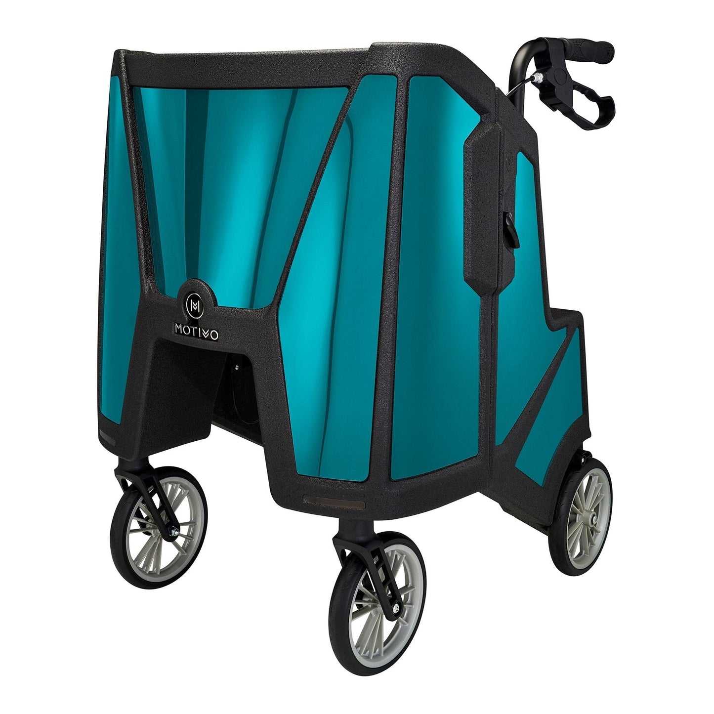 Tour 4 Wheel Rollator, 31 to 37 " Handle Height, Ocean Teal