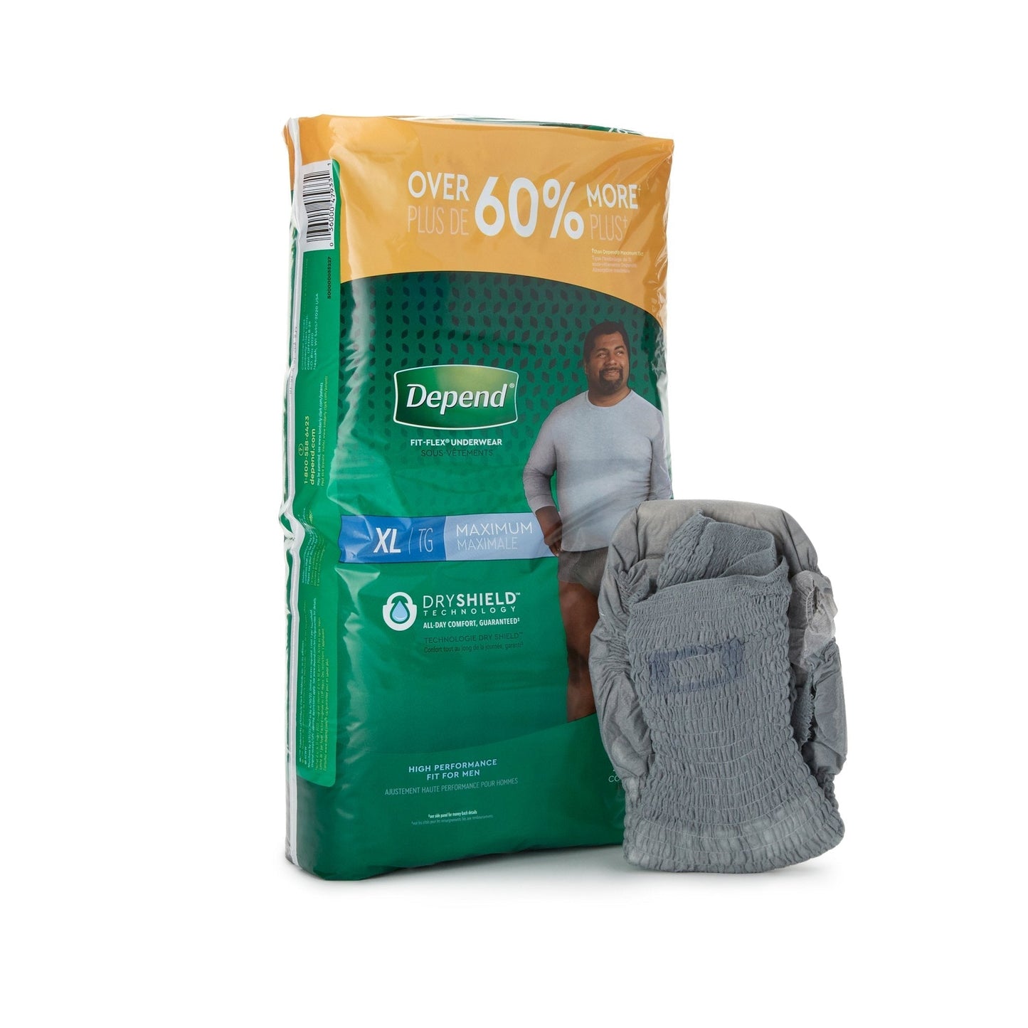 Depend® FIT-FLEX® Male Absorbent Underwear, X-Large, 26 ct