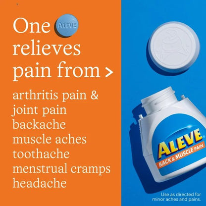 Aleve Back & Muscle Pain Naproxen Sodium Tablets, 24 ct.