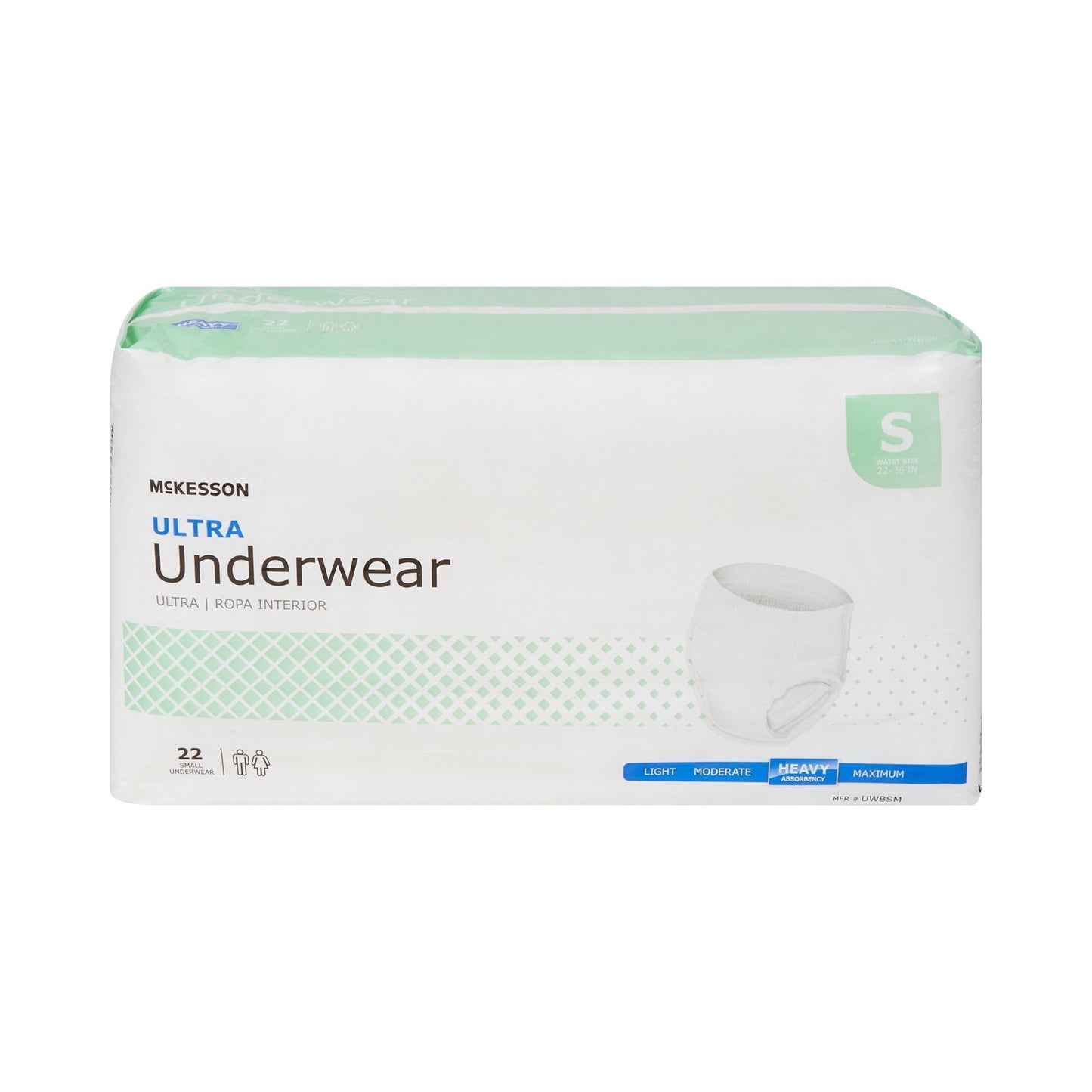 McKesson Ultra Heavy Absorbent Underwear, Small, 22 ct