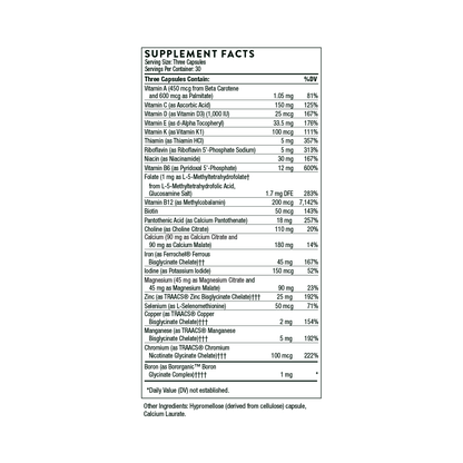 Thorne Basic Prenatal Multivitamin Capsules, 90 ct.