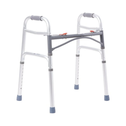 McKesson Junior Aluminum Folding Walker, 25 * 32 Inch Height, 350 lbs. capacity