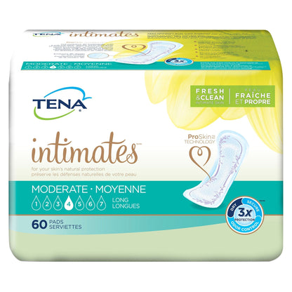 Tena® Intimates™ Moderate Long Bladder Control Pad, 12" Length, 60 ct