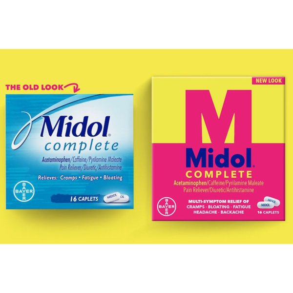 Midol® Complete Multi-Symptom Relief Gelcaps, 24 ct.