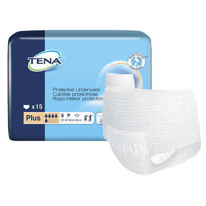 Tena® Plus Absorbent Underwear, Small, 15 ct