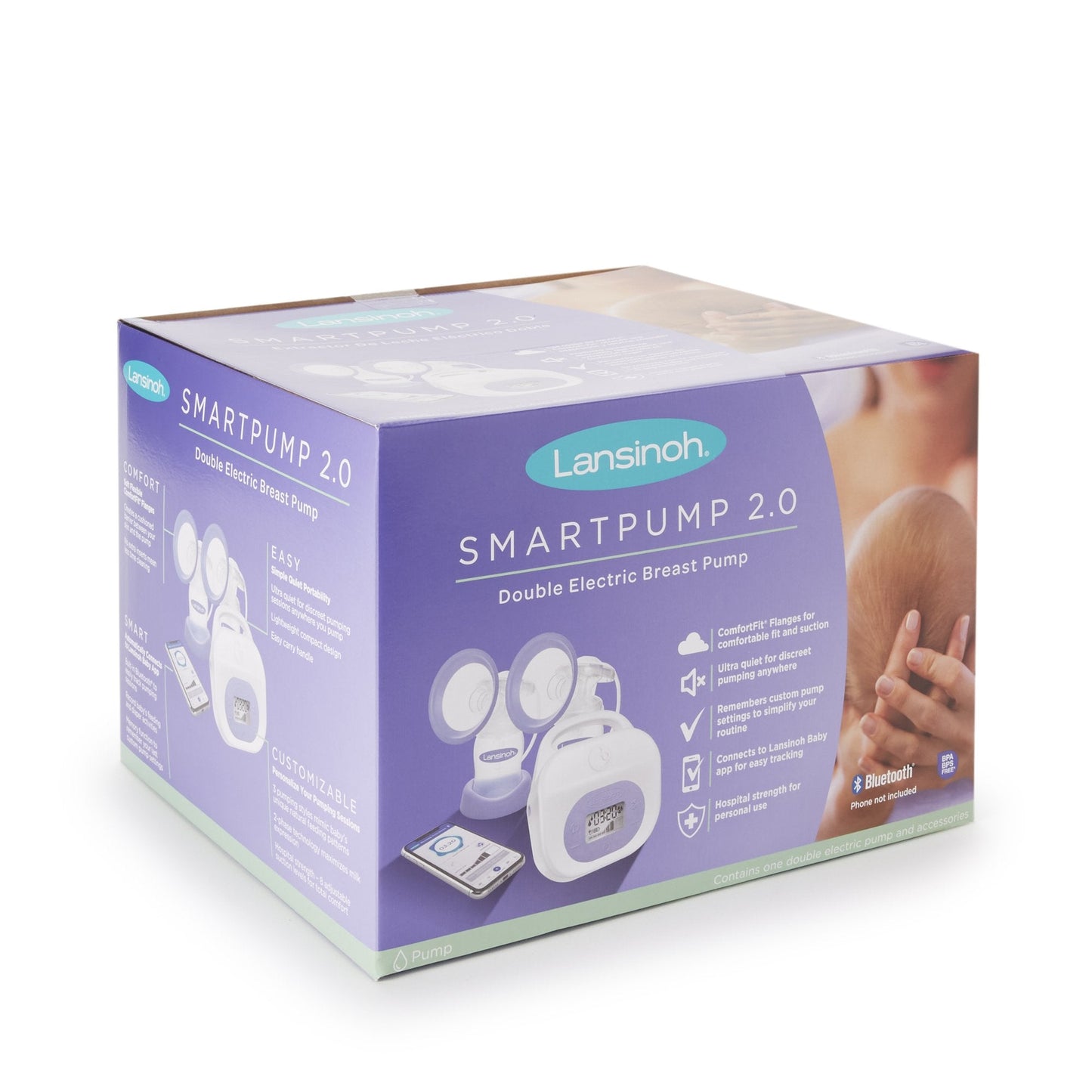 Lansinoh® Smartpump™ 2.0 Double Electric Breast Pump Kit