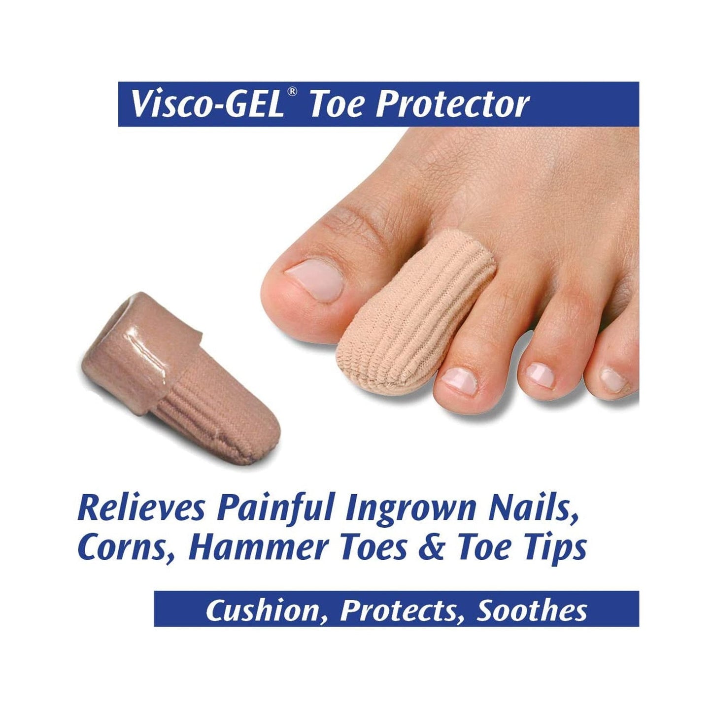 Pedifix Visco-GEL Toe Protector and Cushion for Toe Pain