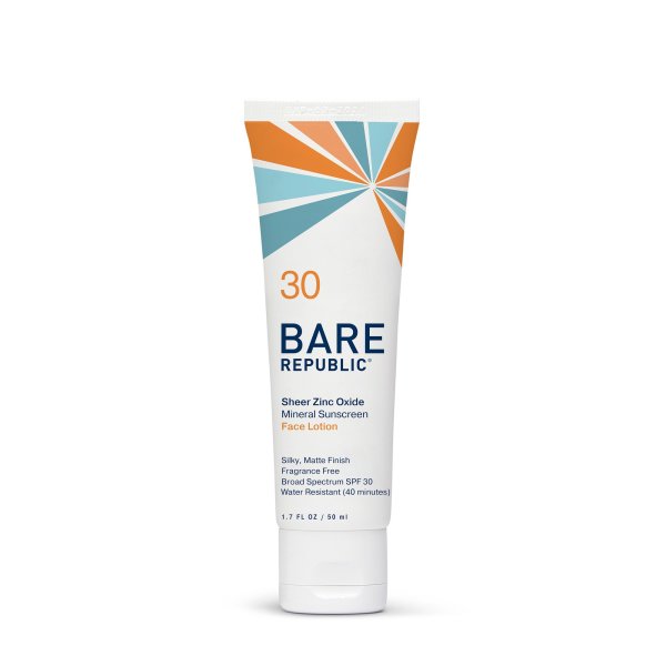 BARE Republic Mineral Face Sunscreen SPF 30 Lotion, 1.7 oz.