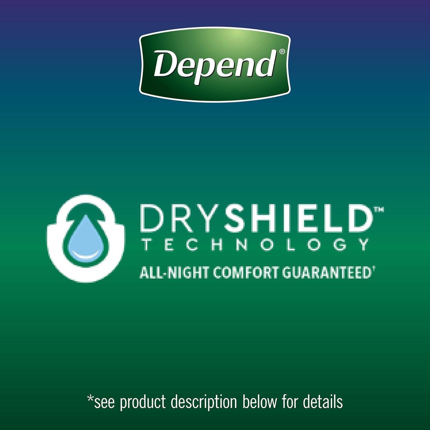 Underwear, Depend Overnight Men Lg (14/Pk 2Pk/Cs), 14 ct