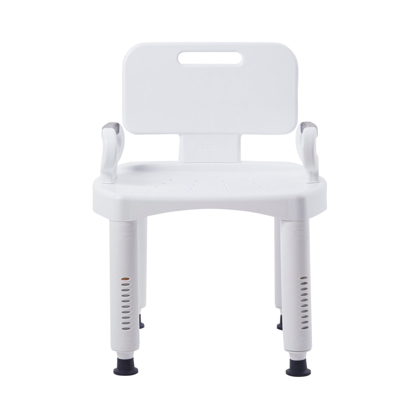 McKesson Removable Arm Rail Plastic Removable Back Bath Bench, 20.5 " Width