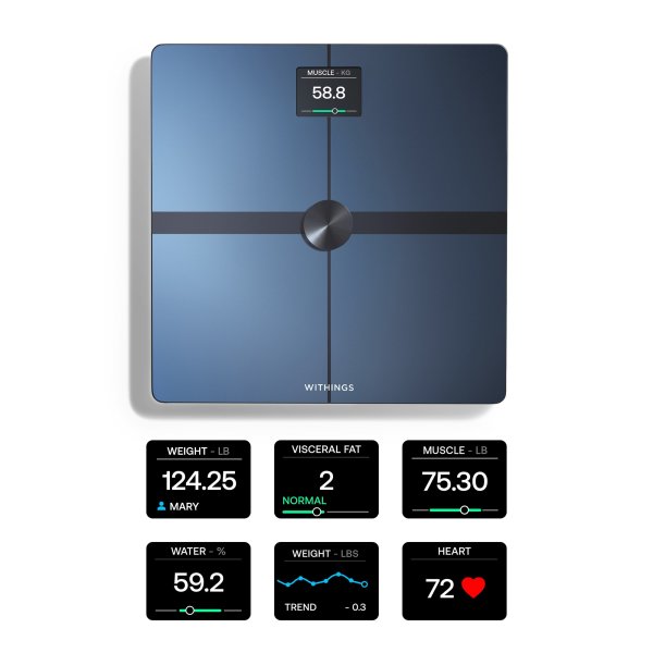 Withings Body Smart, Advanced Body Composition Smart Wi-Fi Scale