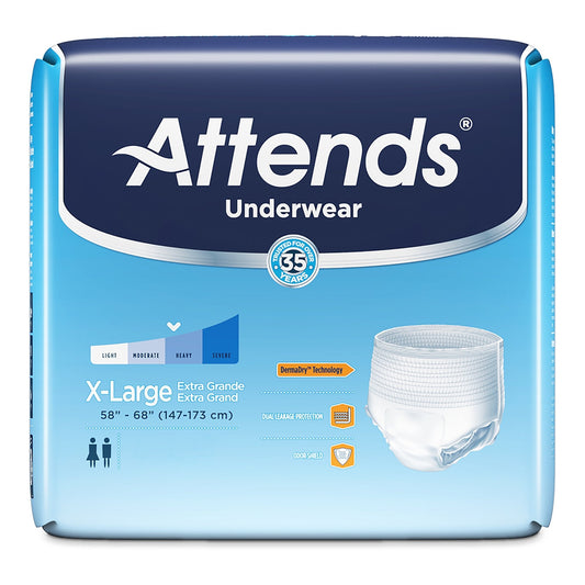 Attends® Adult Moderate Absorbent Underwear, X-Large, 25 ct.