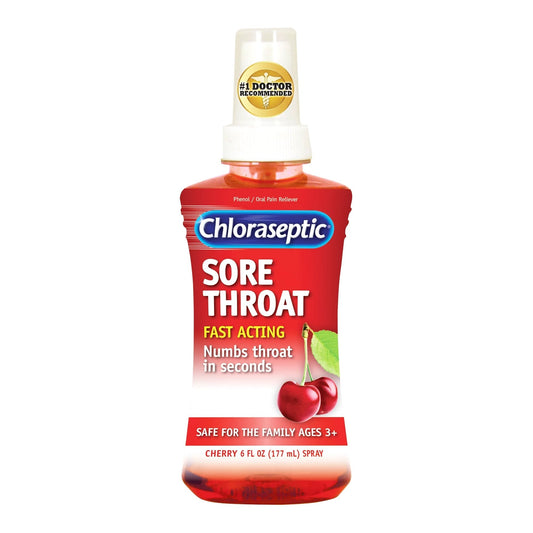 Chloraseptic® Phenol Sore Throat Relief, 6-ounce Spray Bottle