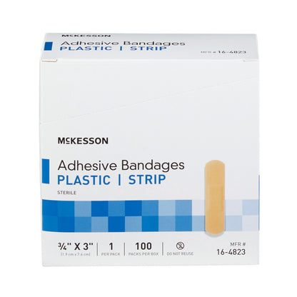 McKesson Adhesive Strip, 3/4 x 3 Inch