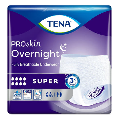 Tena Proskin Overnight Super Absorbent Underwear, Medium, 14 ct