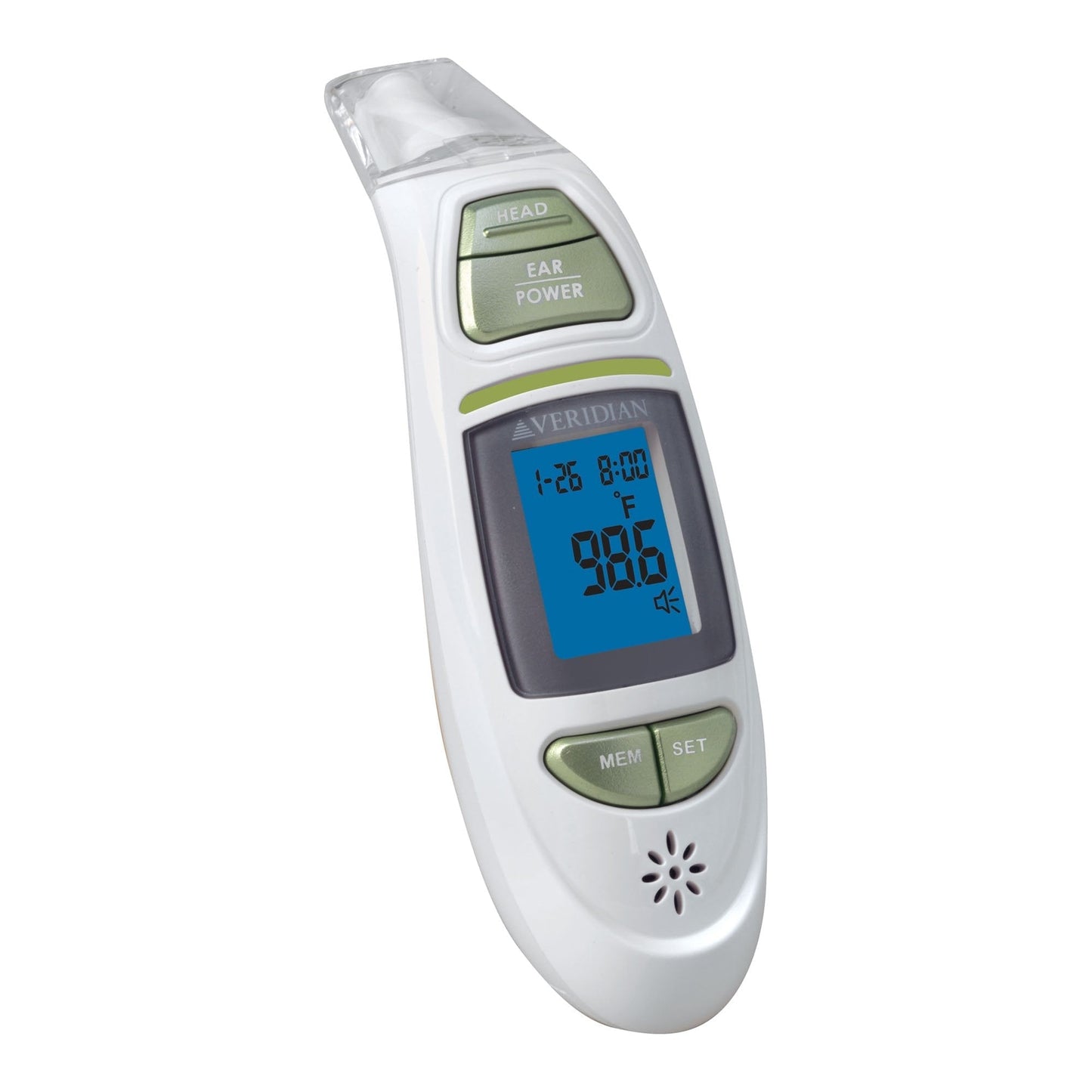 Veridian Infrared Thermometer, Tympanic Ear Digital Talking Thermometer