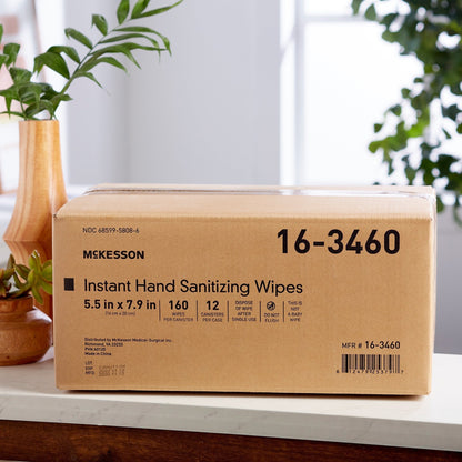 Mckesson Instant Hand Sanitizing Wipes, 160 ct.