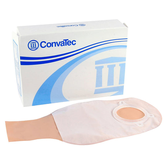 Sur-Fit Natura® Drainable Opaque Colostomy Pouch, 12 " Length, 2.25 " Flange