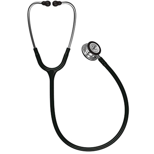 3M Littmann Classic III Monitoring Stethoscope, Black, 27 Inch, Single LumenTube