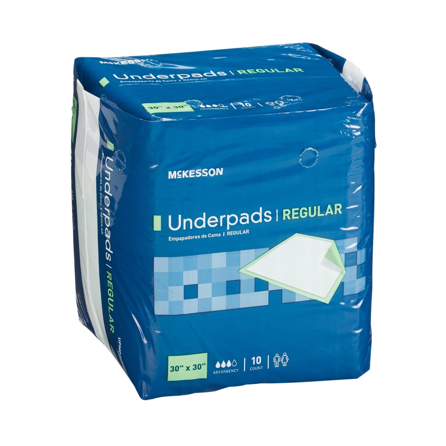 McKesson Super Moderate Absorbency Underpad, 30 x 30 ", 150 ct