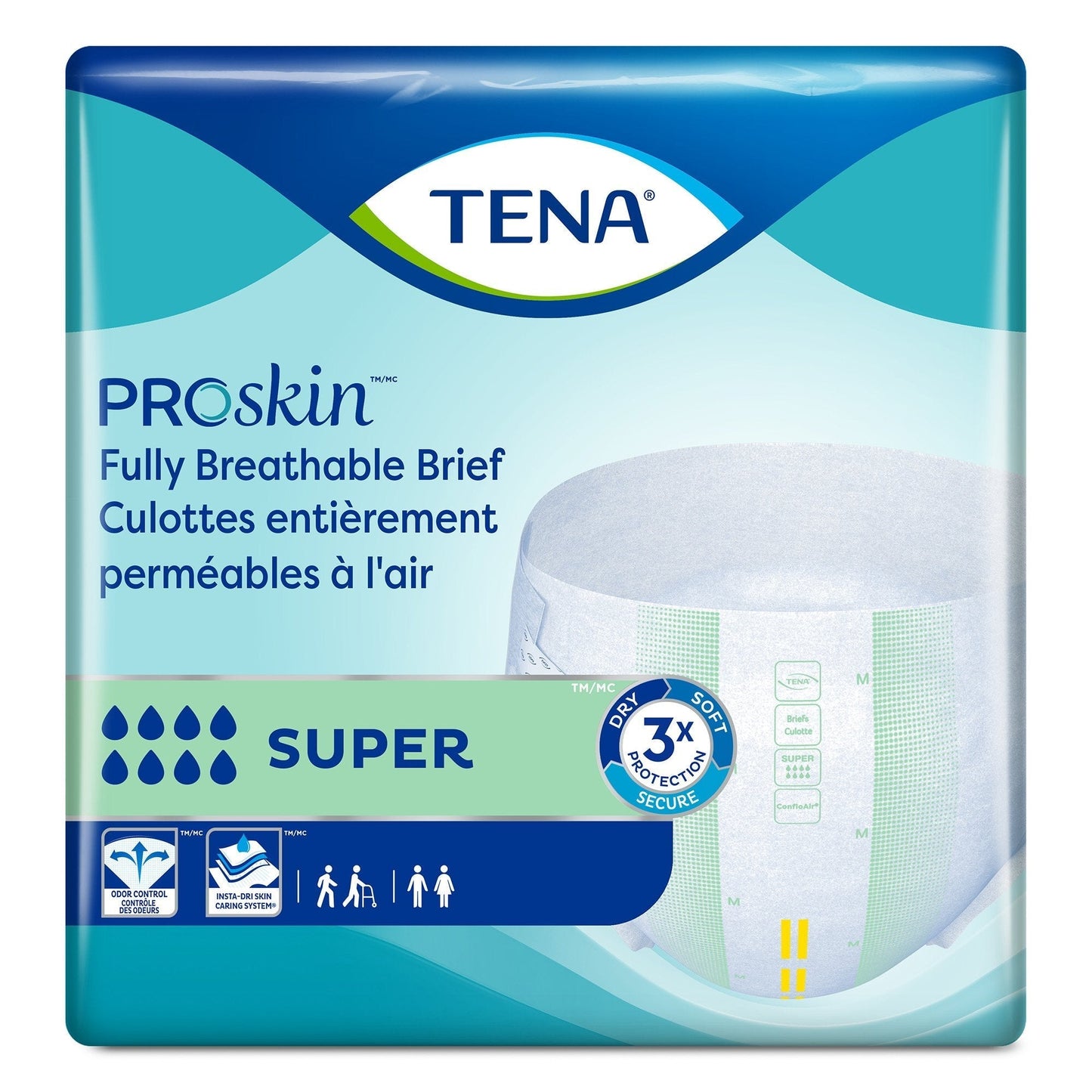 Tena® Stretch™ Bariatric Super Incontinence Brief, 8 ct